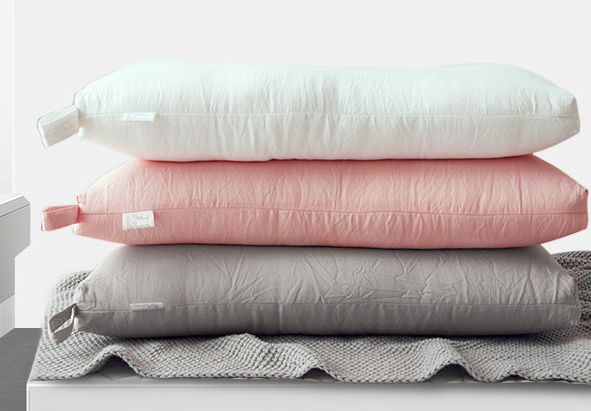 Simple Washable Pillow Core Single Home Feather Velvet Cervical Pillow Soft Pillow