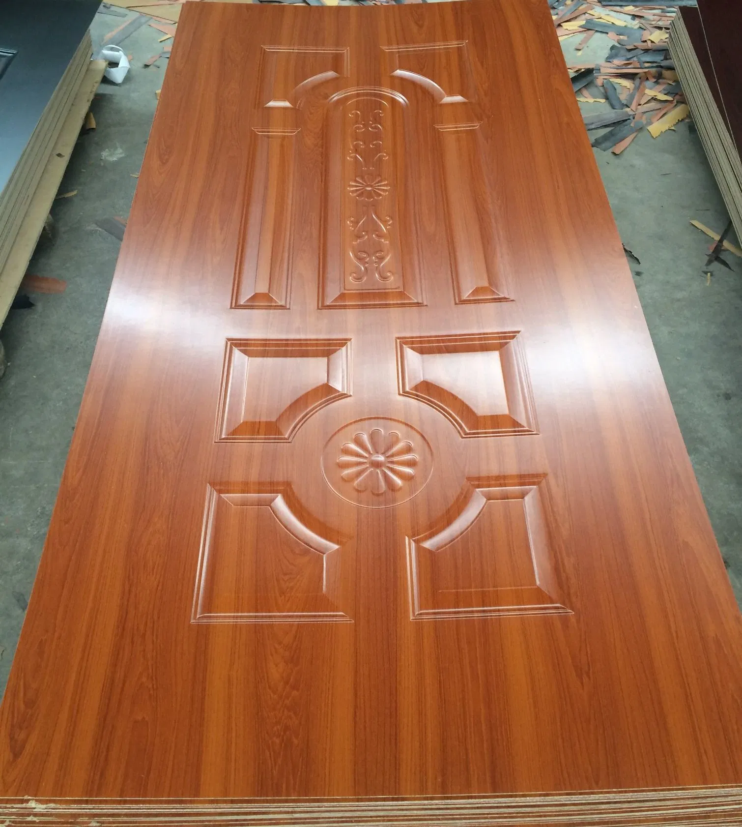 Wood Veneer White Primer Melamine Door Skin