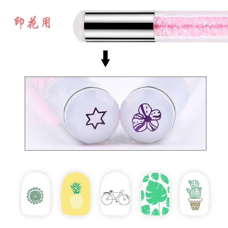 Two Way Sponge Brush Set with Silicone