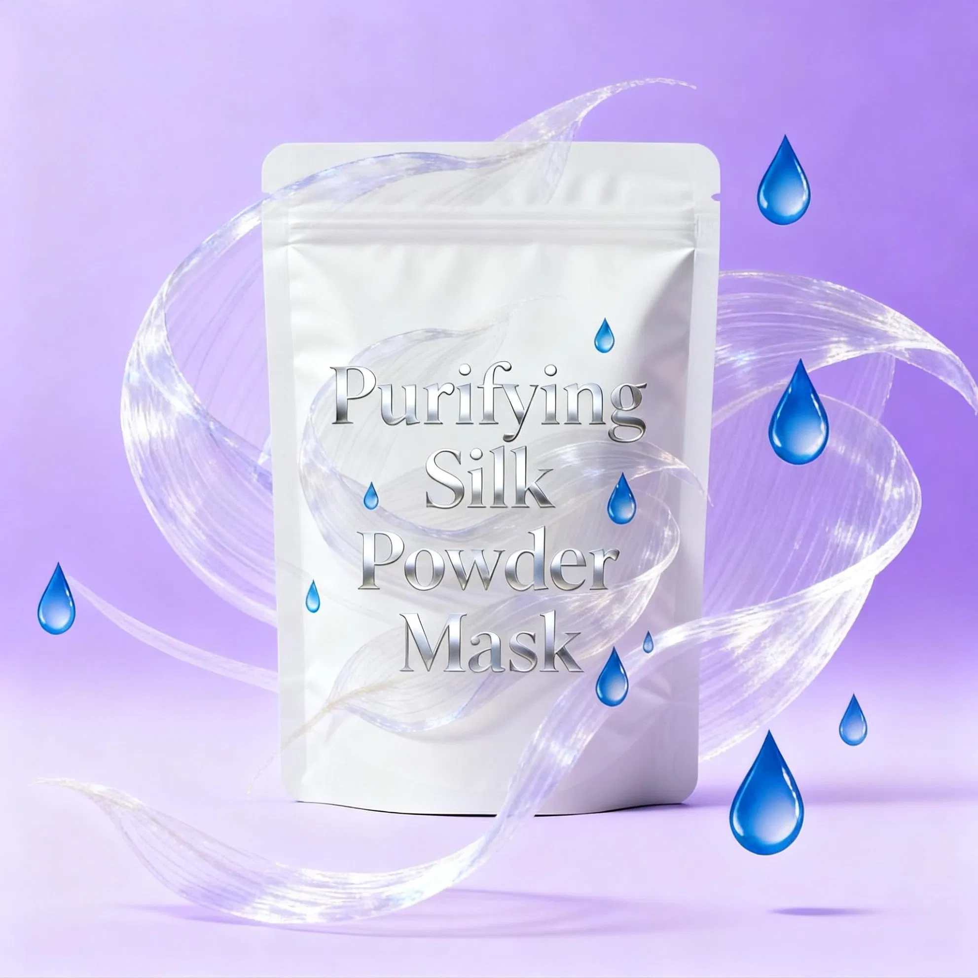 Collagen Infused Sodium Alginate and Xanthan Gum Face Mask for Fine Line Reduction and Firmness