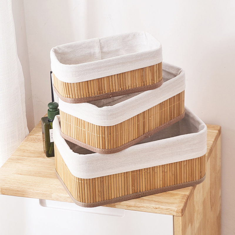 Best Cheapest Bamboo Home Storage Bins for Laundry-Cheap Home Storage Baskets