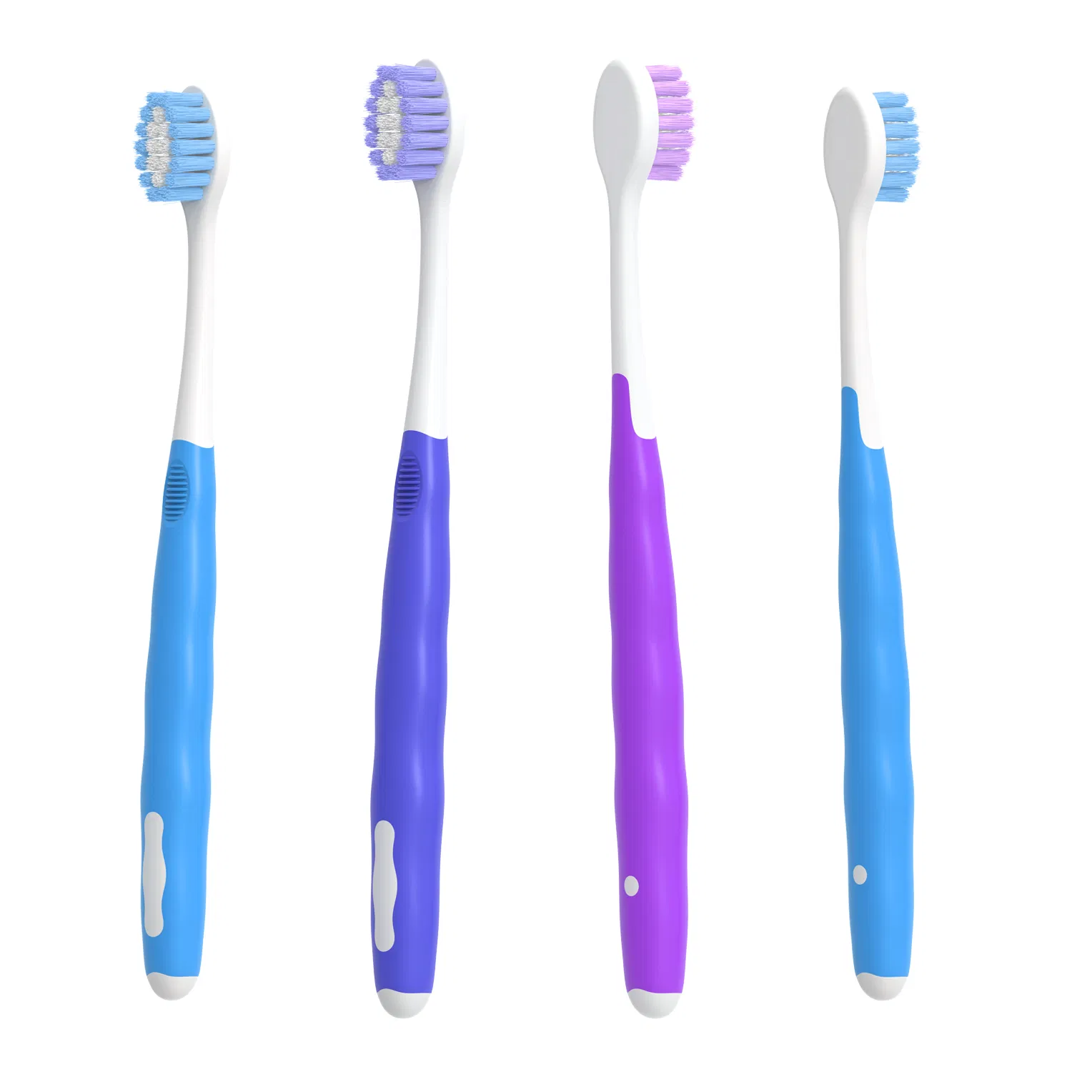 Anti-Slip Adult Toothbrush Oral Care for Toothbrush Mold Soft Medium Hard Bristle