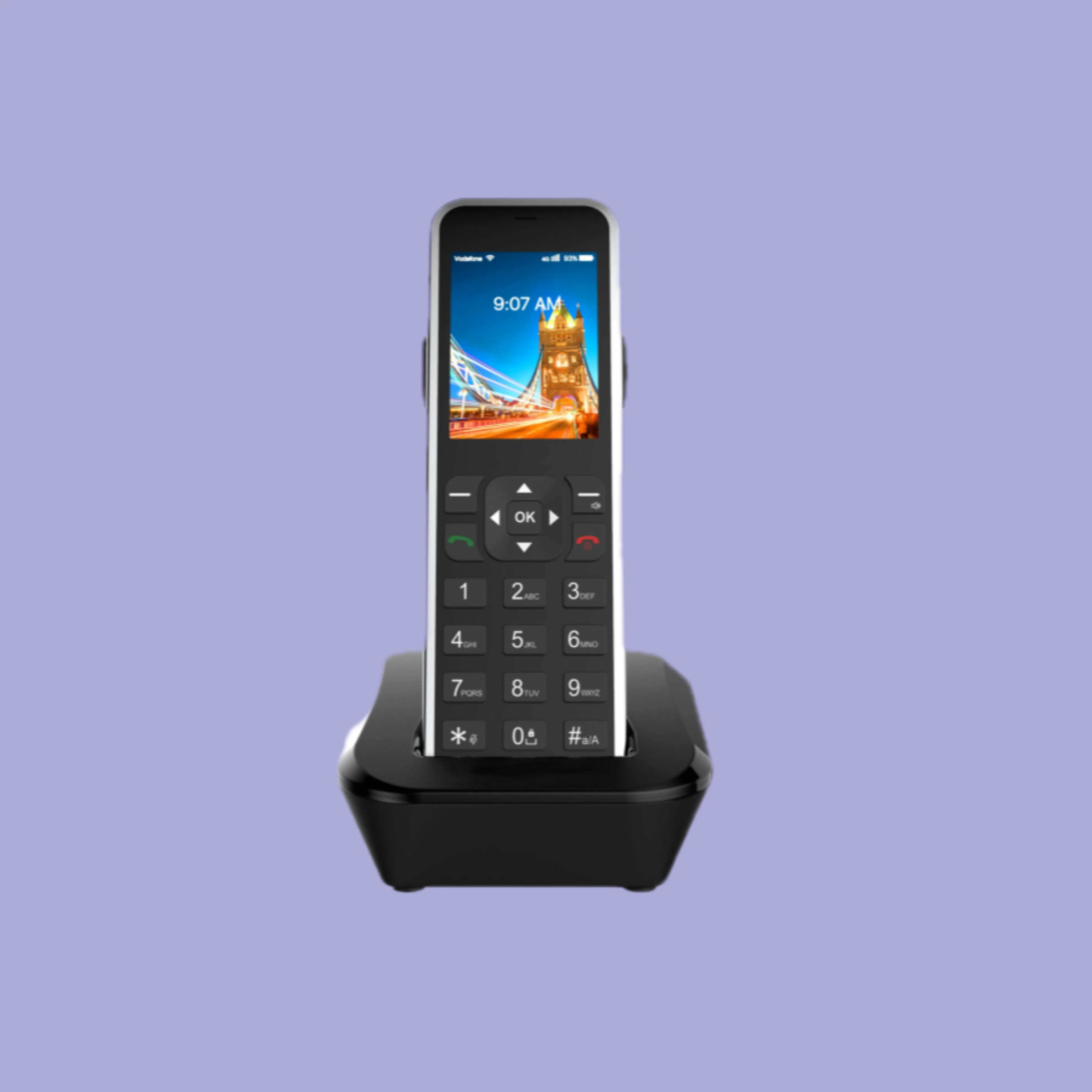 Smart Desk Phone with WiFi Hotspot 2.4-Inch Color TFT