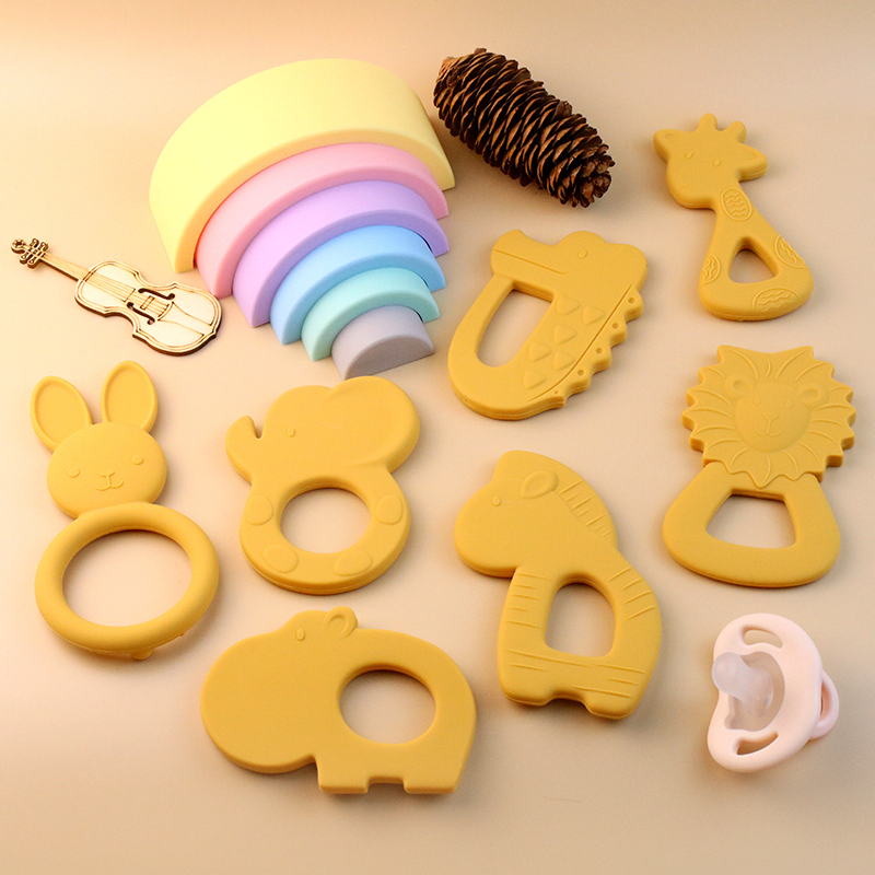 Professional Customized Silicone Baby Products Compression Mold Baby Toys Silicone Teether