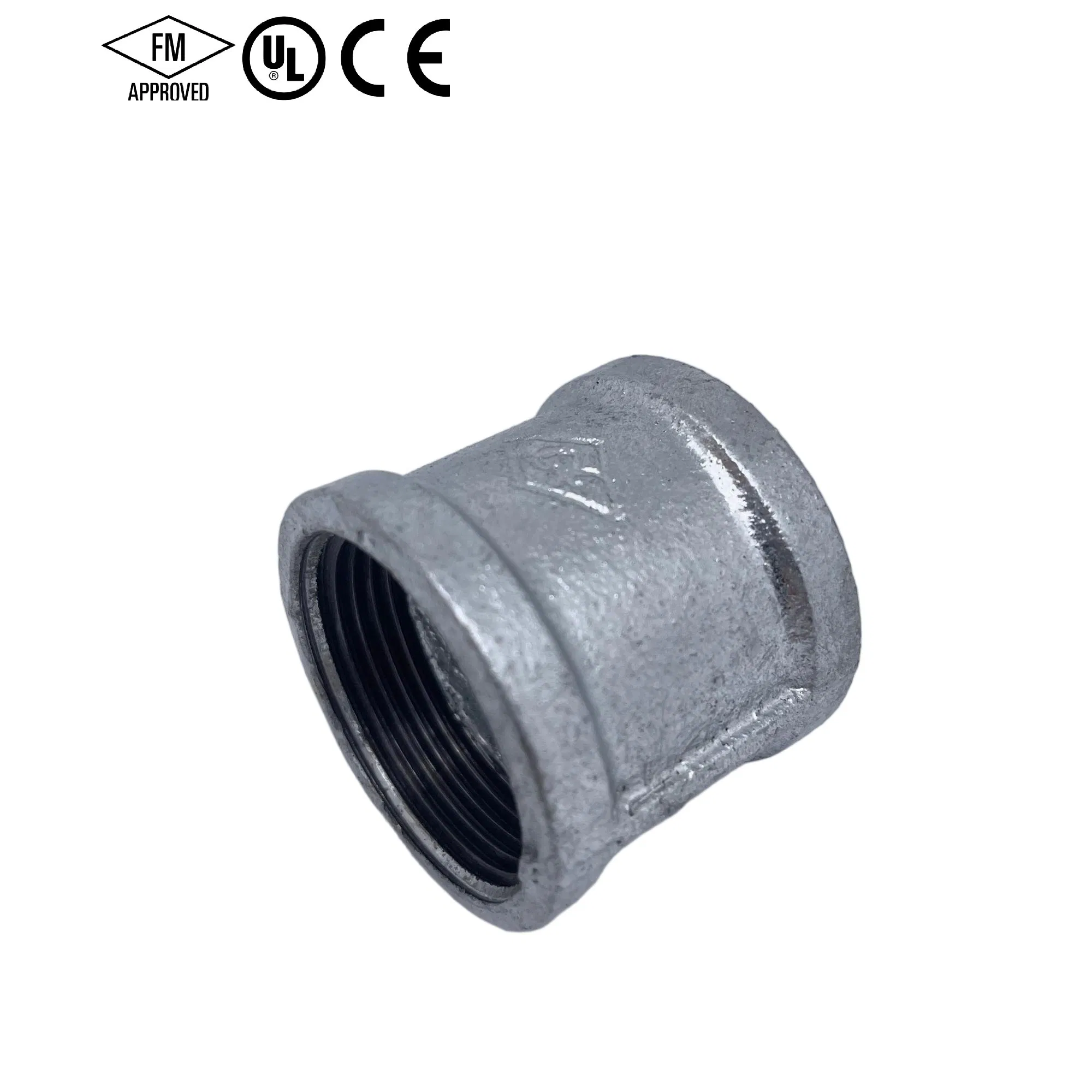 Hot Dipped Gi Galvanized Malleable Iron Cast Iron Socket 2'' Pipe Fitting