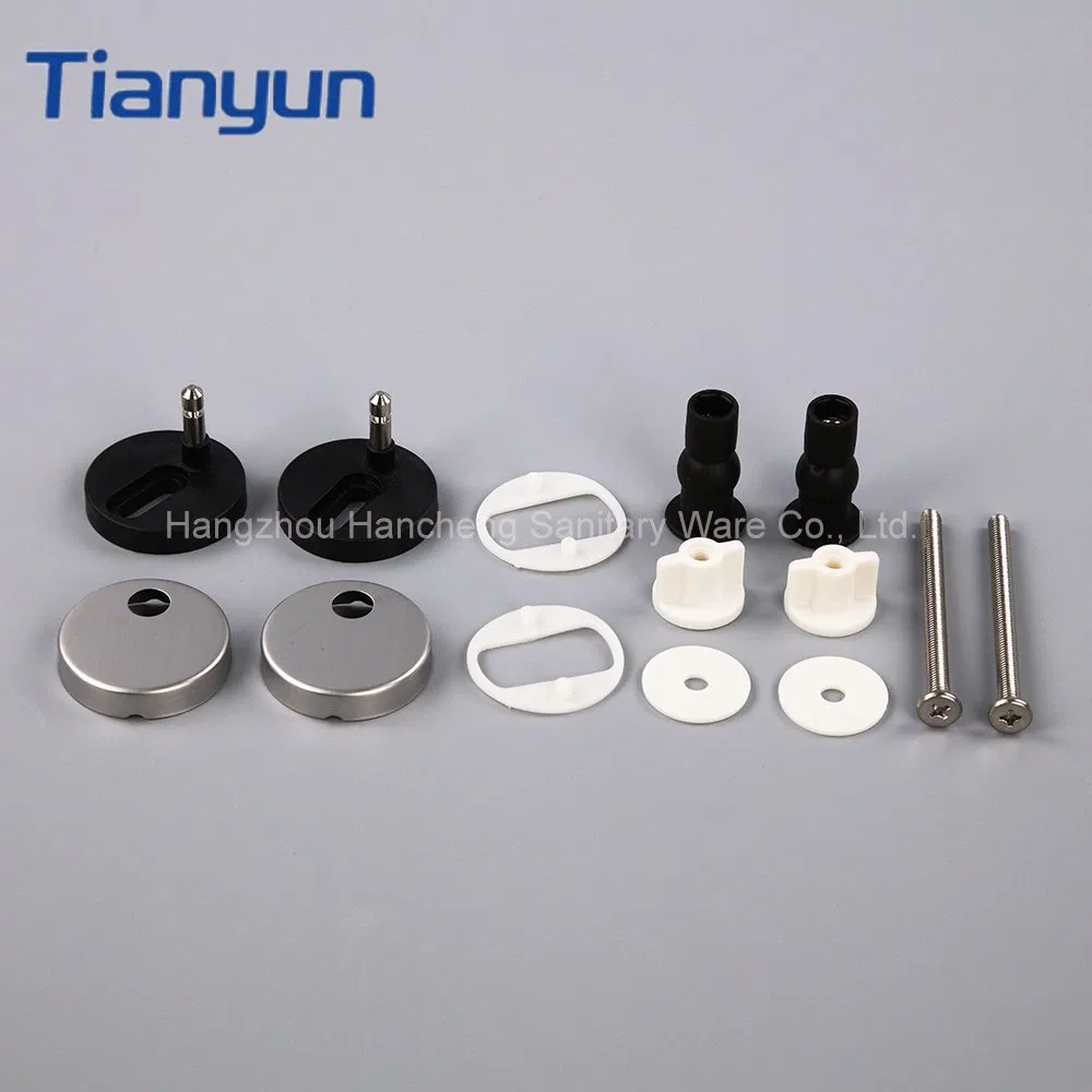 Quick Release Plastic and Stainless Steel Accessories Hinges for PP/UF Toilet Seat Cover