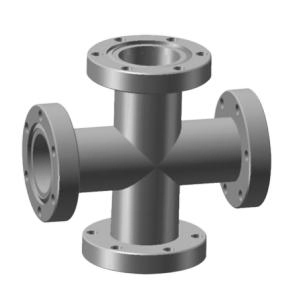 Kf ISO CF Vacuum SS304 SS316L Welded/Flanged Equal/Reducing Cross