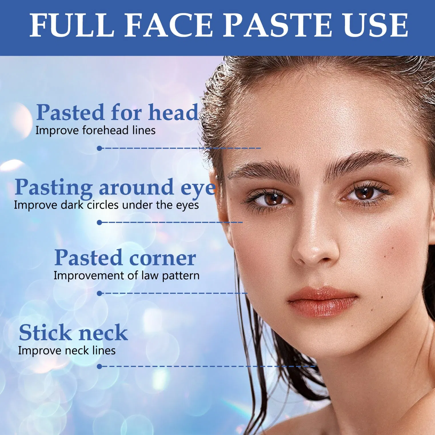 Collagen & Hyaluronic Acid Anti-Aging Eye Mask for Face