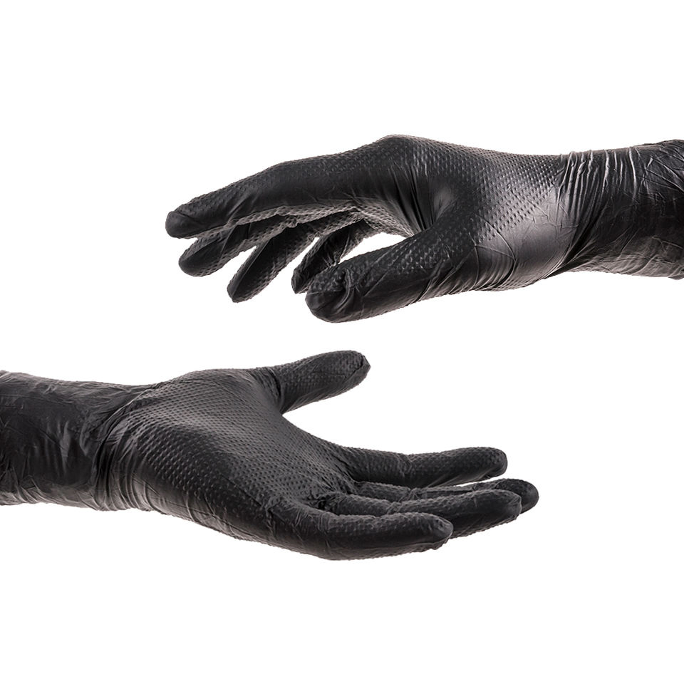 Wholesale Disposable Nitrile Wholesale Latex Vinyl Safety Examination Protective PVC Rubber Embossed Gloves