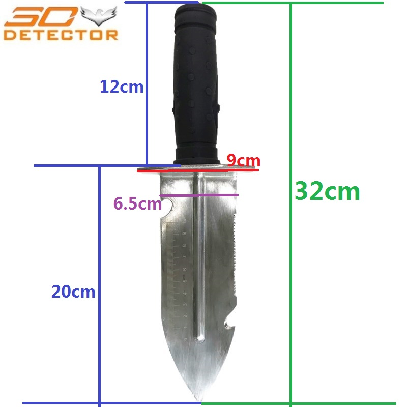 Handheld Metal Detector Gold Digger Hand Digging Tool Metal Cutter Edge Digger Shovel Spade