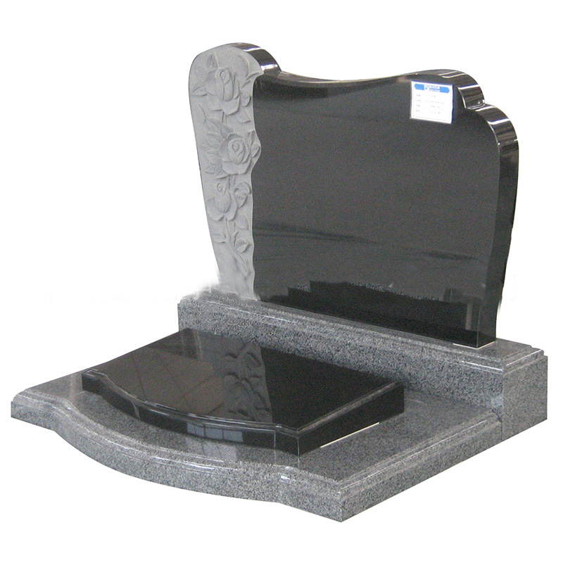 American Natural Stone Granite Monument Double Single Headstone