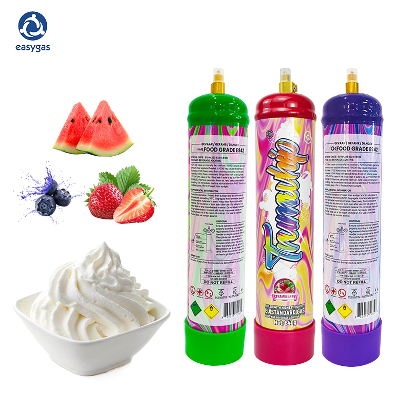 Distributor of Widely Selling 2.2L Flavored Unflavored Hot Whip Whipped Cream Charger Cylinder / Tanks Cream Charger