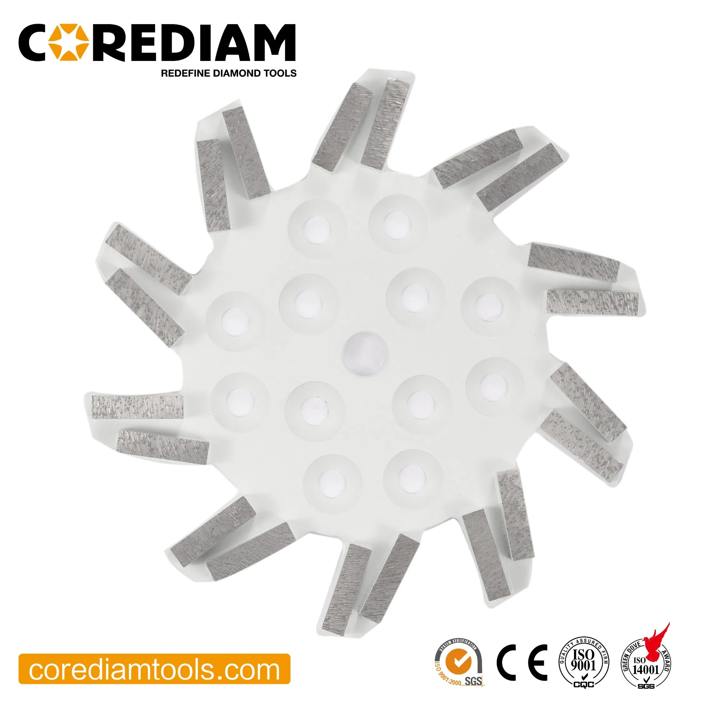 Алмазный шлифовальный диск D250 для бетона