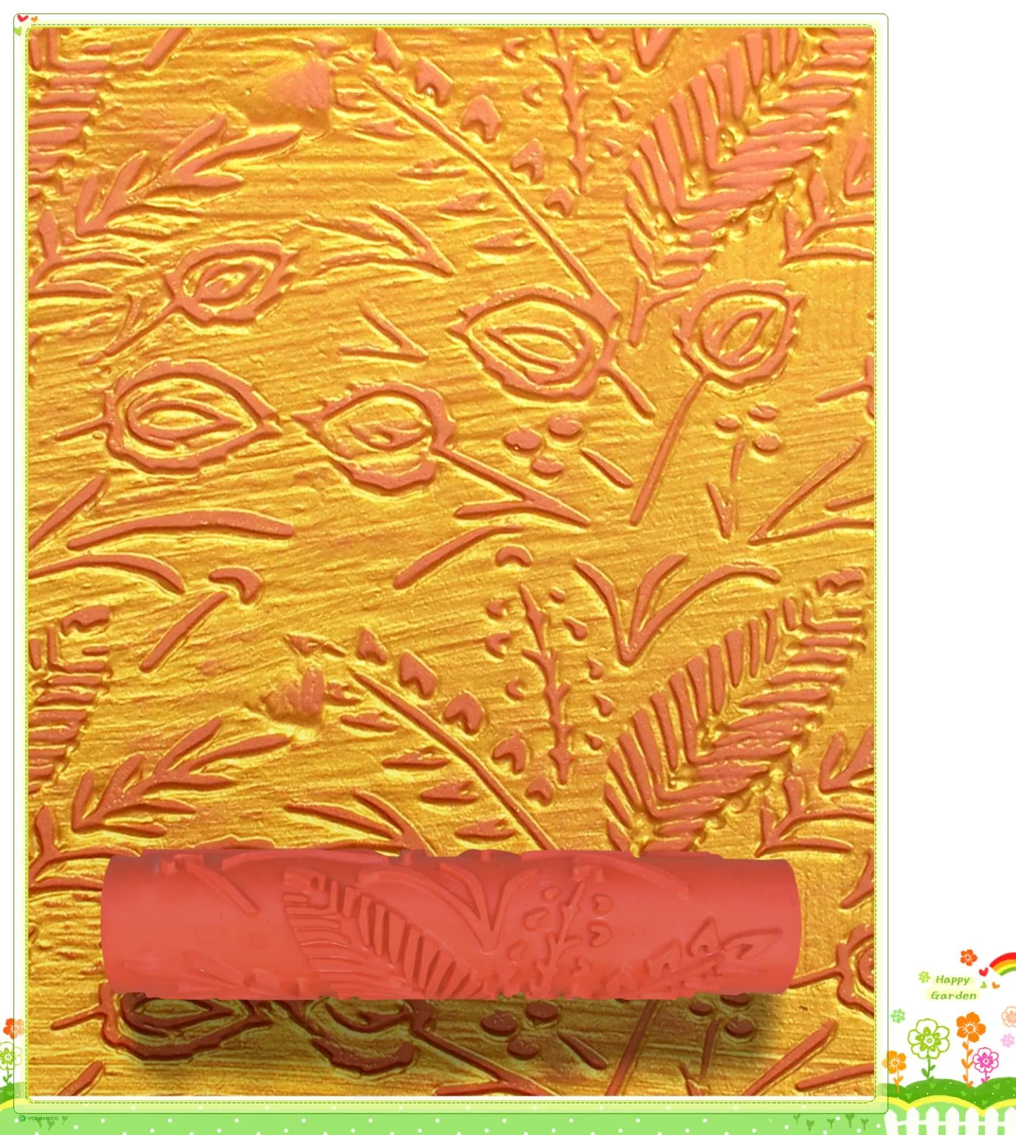 Flower Design Painting Roller