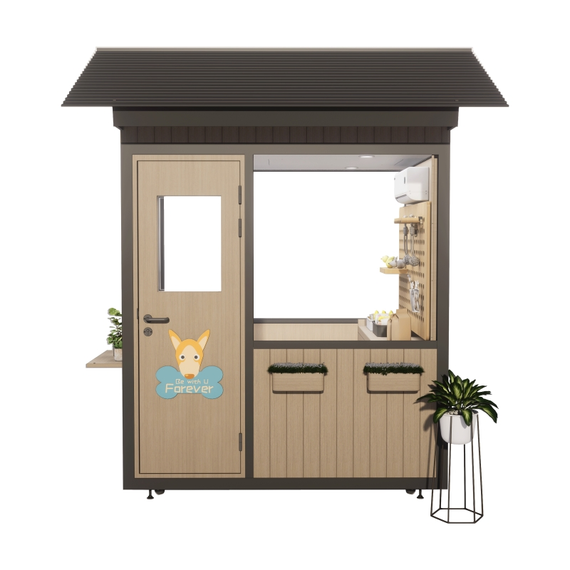 Modern Sustainable Cabin for Eco Tourism with Aluminum Alloy Shell and Fresh Air Ventilation