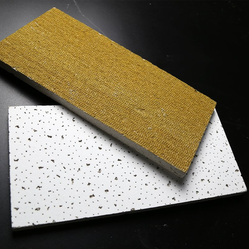 Low-Voc Waterproof Mineral Fiber New Square Gypsum Ceiling Tiles with CE