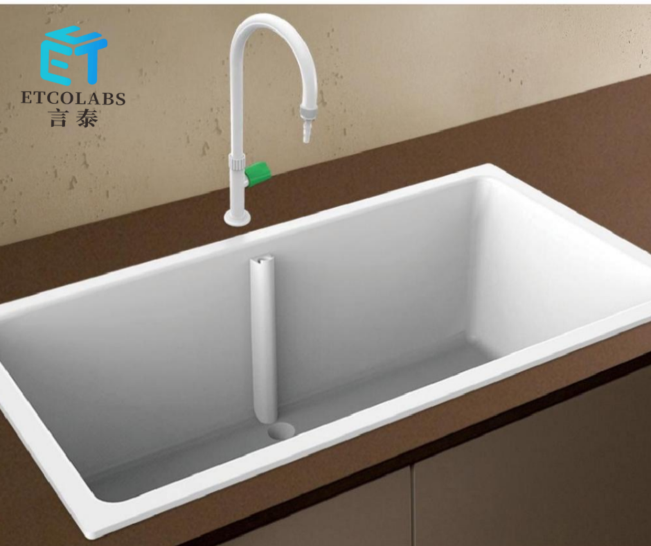 Лабораторный кран химически стойкий, с одним изливом