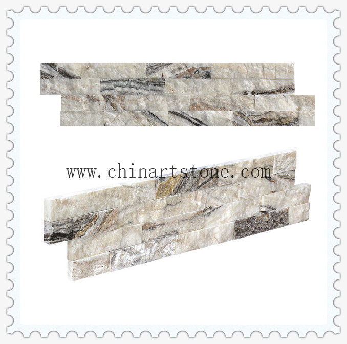 Travertine Marble Culture Stone Wall Cladding for Villa Building
