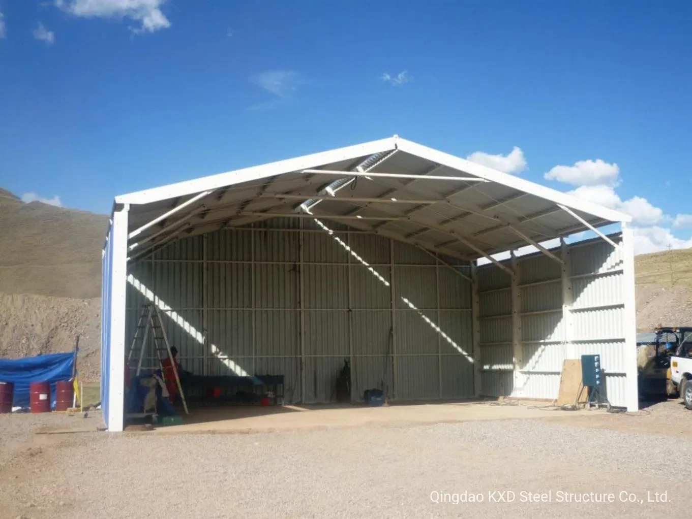 Metallic Steel Construction Hangar Shed