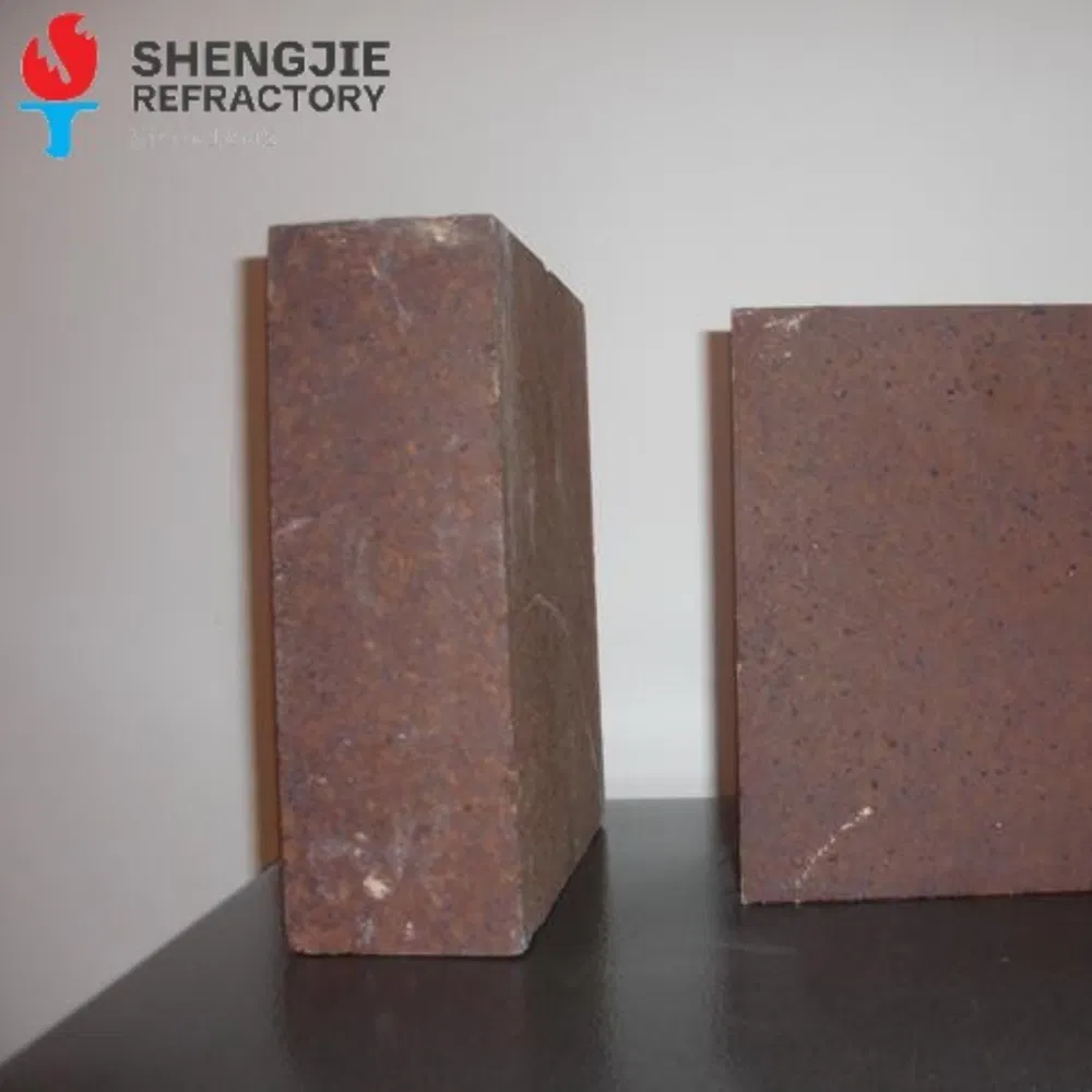 Магнезито-шпинельный огнеупорный кирпич высокой плотности