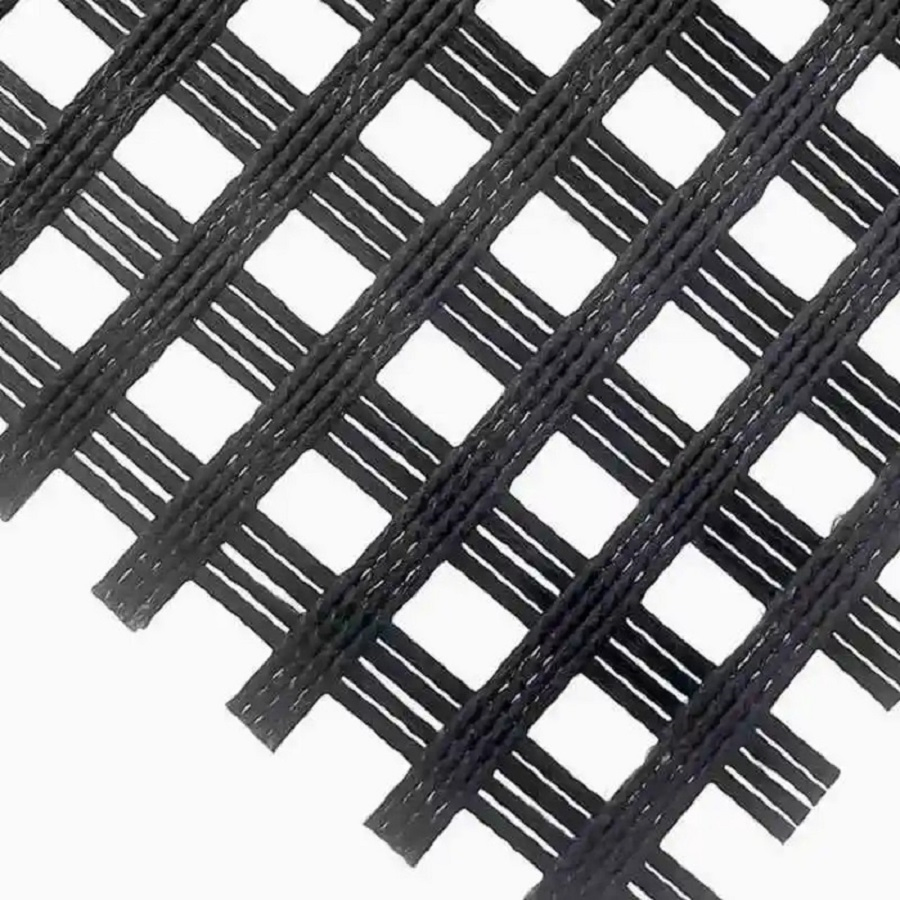 Asphalt Reinforcement Glassgrid Fiberglass Geogrid