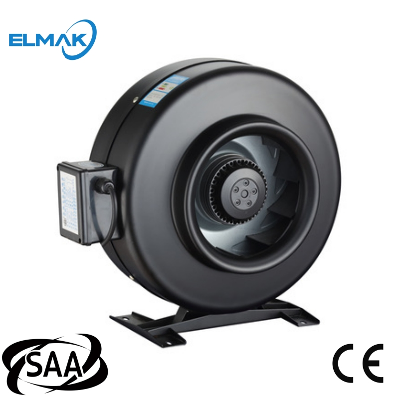 100 to 315 mm Inline Silent Duct Axial Centrifugal Fan