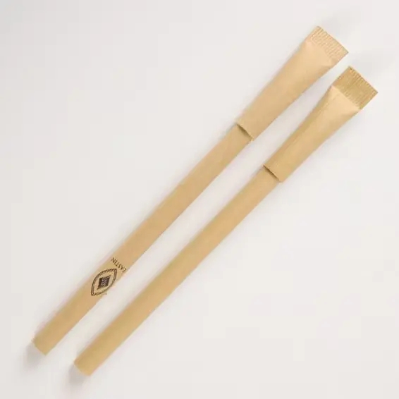 OEM Hotel Supplies Kraft Paper-Ballpoint Pen with Printed Custom Logo