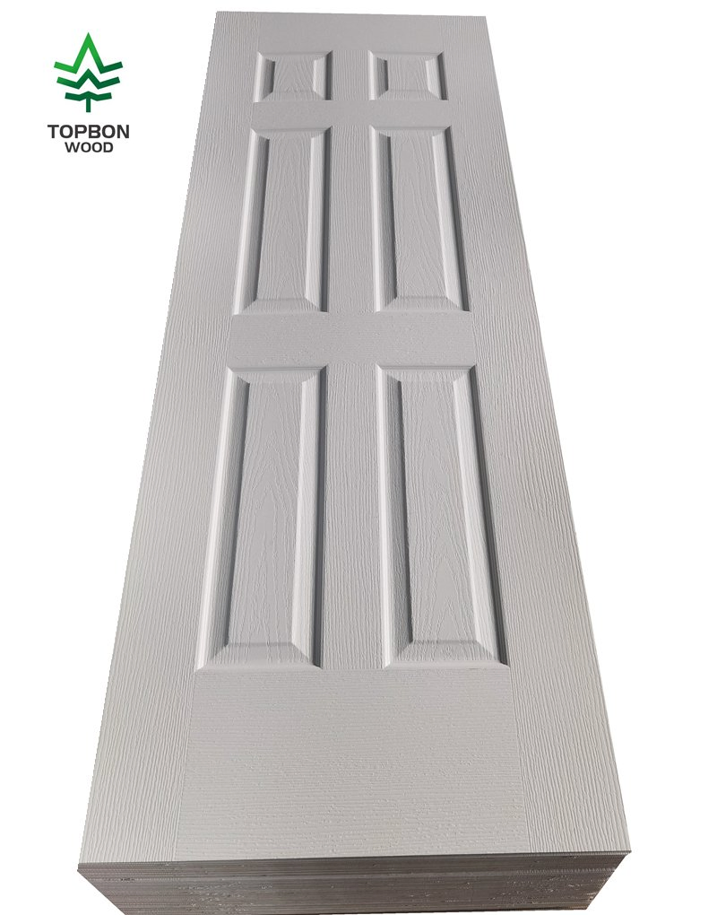White Primer Moulded Door Skin 3mm for Foreign Market