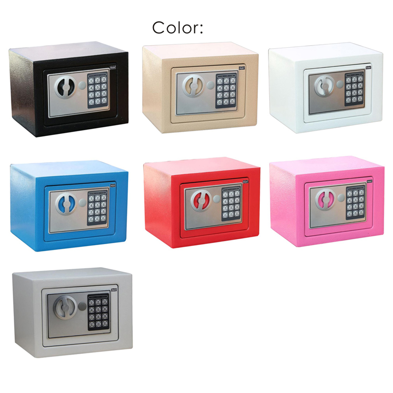 Metal Steel Electronic Digital Money Deposit Home Cash Money Fireproof Safe Boxes