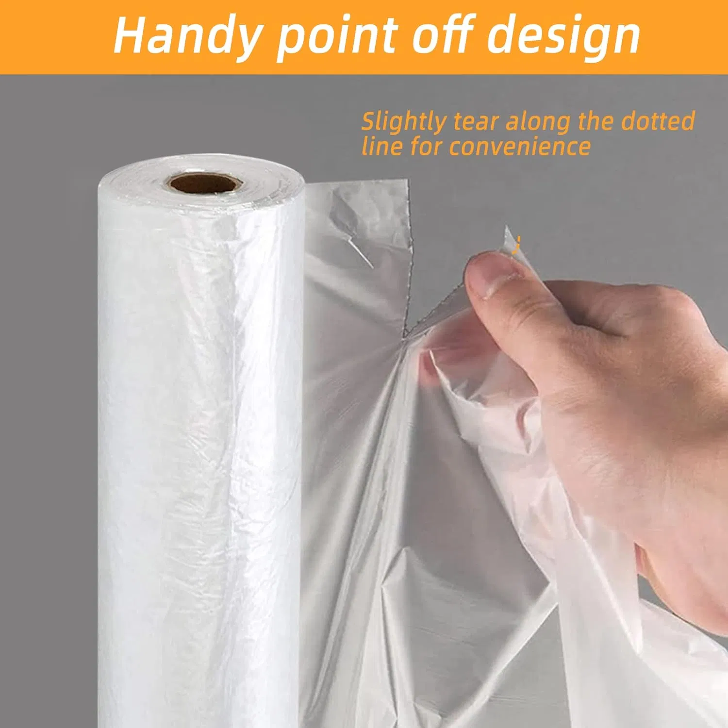 Commercial Clear Plastic Food Bags Heat Sealable & Durable