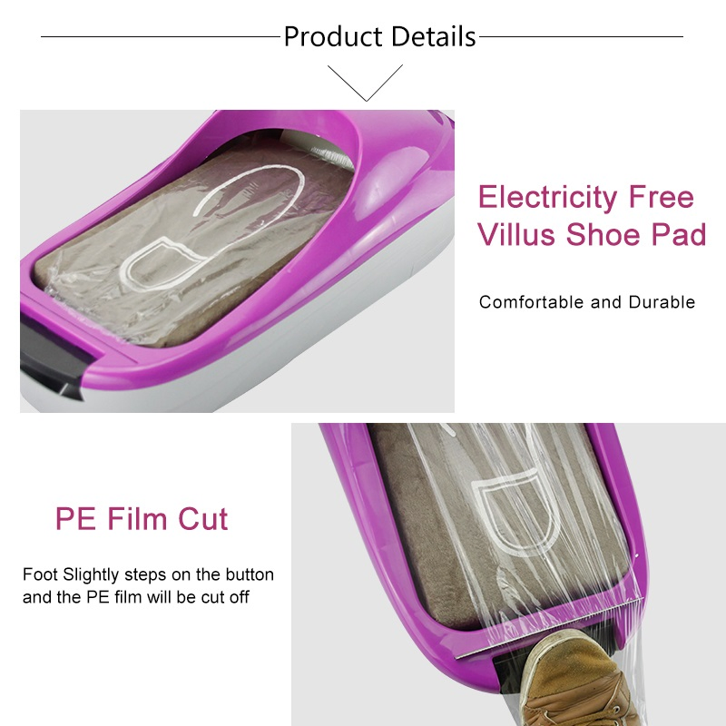 Electricity Free Shoe Cover Machine, PE Film Shoe Cover Dispenser