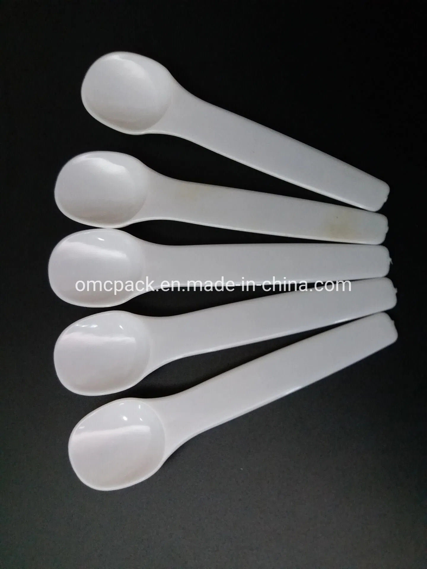 White Ice Cream Plastic Mini Spoon