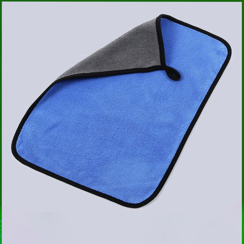 Hot-Selling Water Absorbing Double-Sided Coral Fleece Car Wash Towel Cleaning Cloth