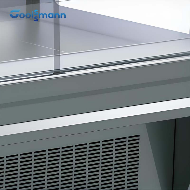 Open Type Commercial Supermarket Glass Door Deli Chicken Meat Display Container Showcase Cooler Counter Freezer Chiller Refrigerator Fridge for Butcher Meat