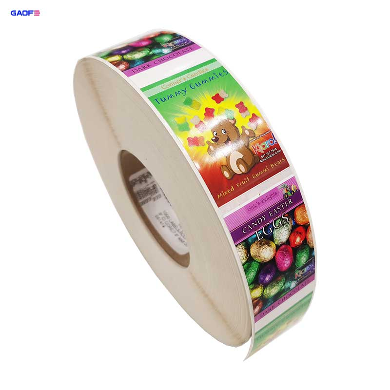 High Quality Customized Roll Color Printing Cmyk Glass Wine Bottle Food Packing Waterproof Label
