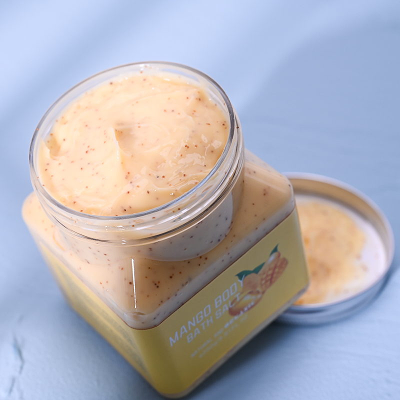 Aixin Private Label 250g Mango Body Scurb Exfoliator Scrub & Body and Face Helps with Moisturizing Skin, Body Exfoliating Scrub