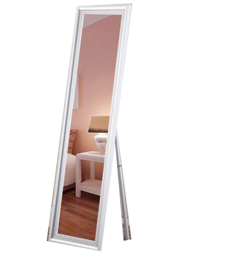 Nordic Style Foldable Bracket Furniture Hotel Wood Full-Length Floor Mirror