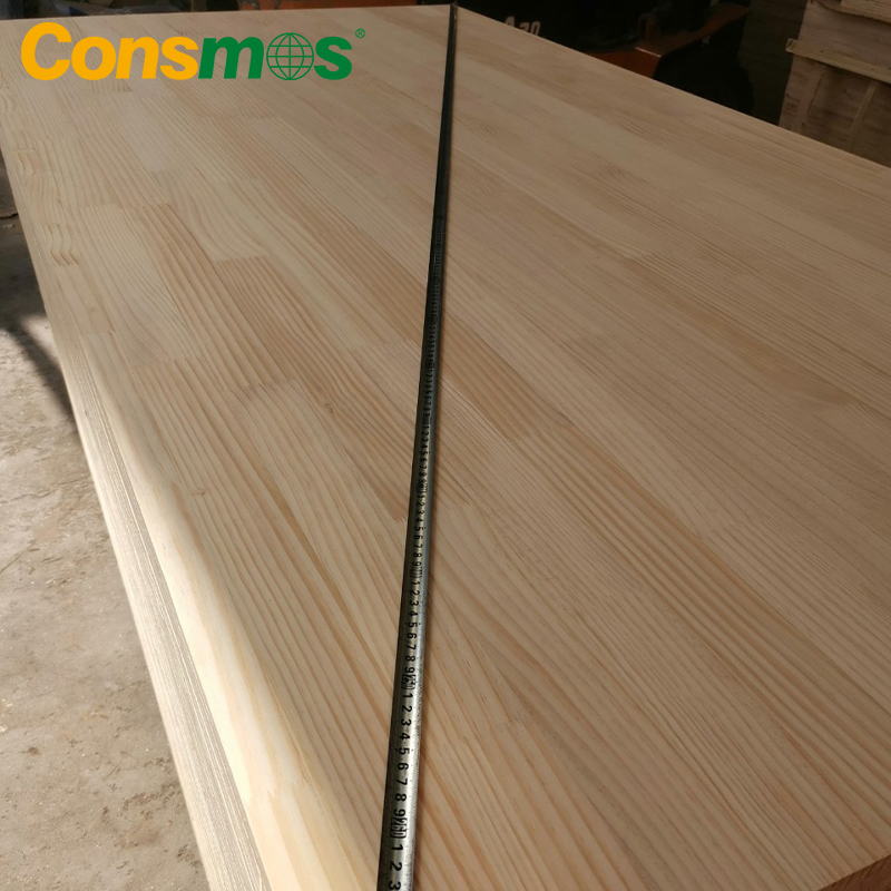 Factory Price 18mm E1 Glue Solid Pine Wood Laminated Plywood Finger Jointed Board Wood Timber for Furniture