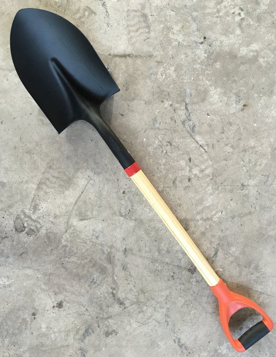 Wear-Resistant and Rust-Proof Agricultural Shovel, Orchard and Vegetable Planting Soil Loosening and Shoveling Tool