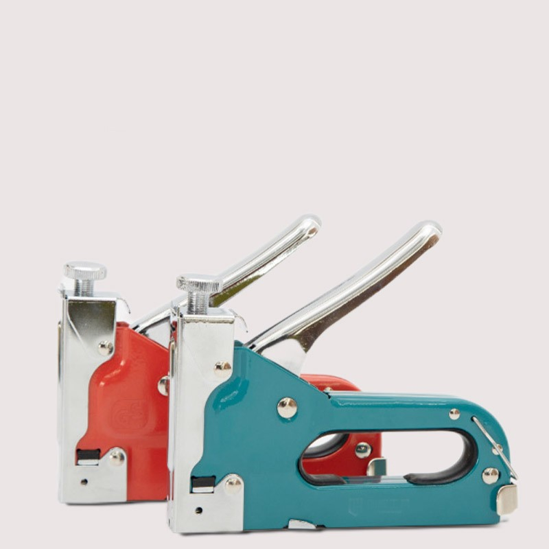 Triple U-Shaped Code Nail Gun Woodworking Upholstery Gas Nail Gun Shooter Action Nail Gun