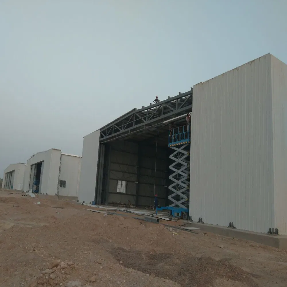 Industrial Metal Building Wind Resistant Durable Construction Cheap Warehouse Workshop Aircraft Hangar in Nigeria