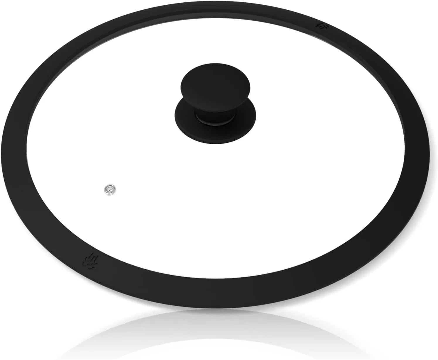 Custom Heat-Resistant Silicone Rimmed Glass Lid for Cookware