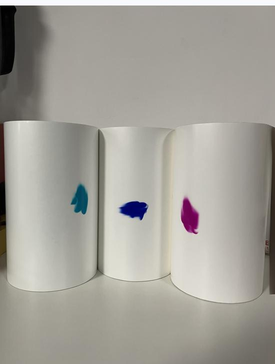 High Quality Red Blue Green Color Thermal Sensitive Synthetic Paper Adhesive-Label