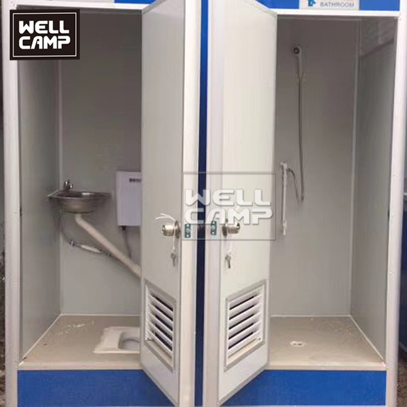 Wellcamp Easy Isntall Waterproof Portable Toilet Container Toilet Ablution