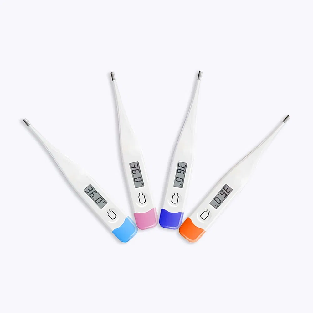 New Design Rigid Thermometer Clinical Baby Thermometer with LCD Display Alarm Fever Thermometer