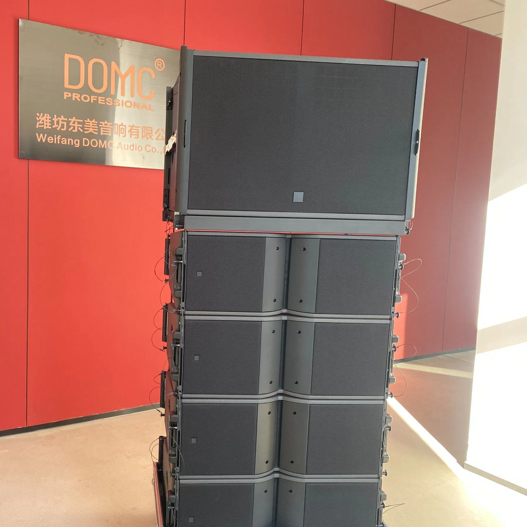 Professional Dual 12 Inch Passive Line Array Speaker 750W AES High Spl PA Loudspeaker Wide 110° Coverage Live Sound System for Concert Church DJ Touring