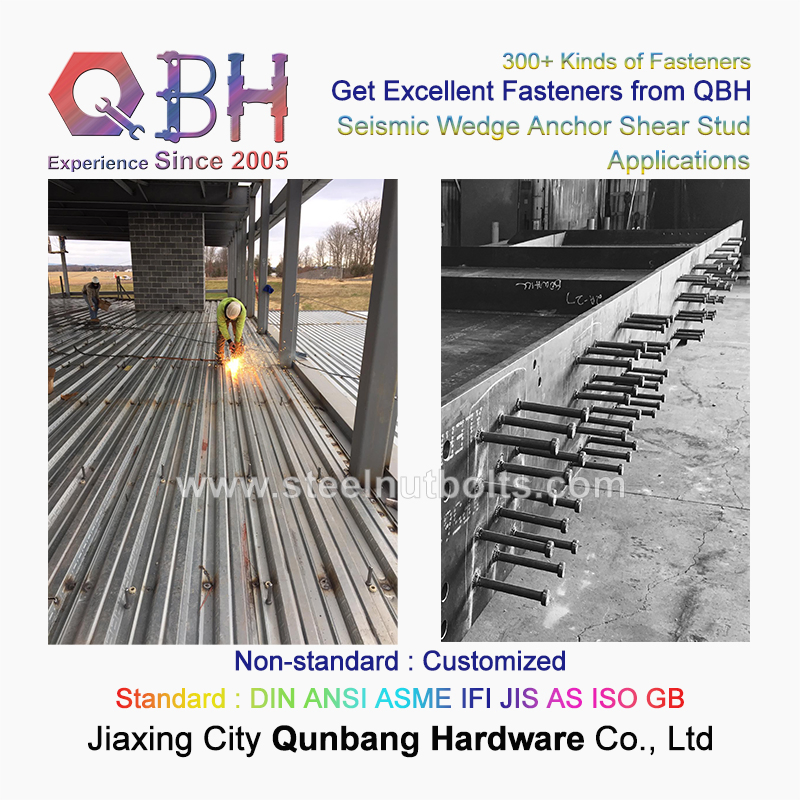 Qbh Steel Structure Structual Hardware Parts Shear Connector Weld Studs Building Material