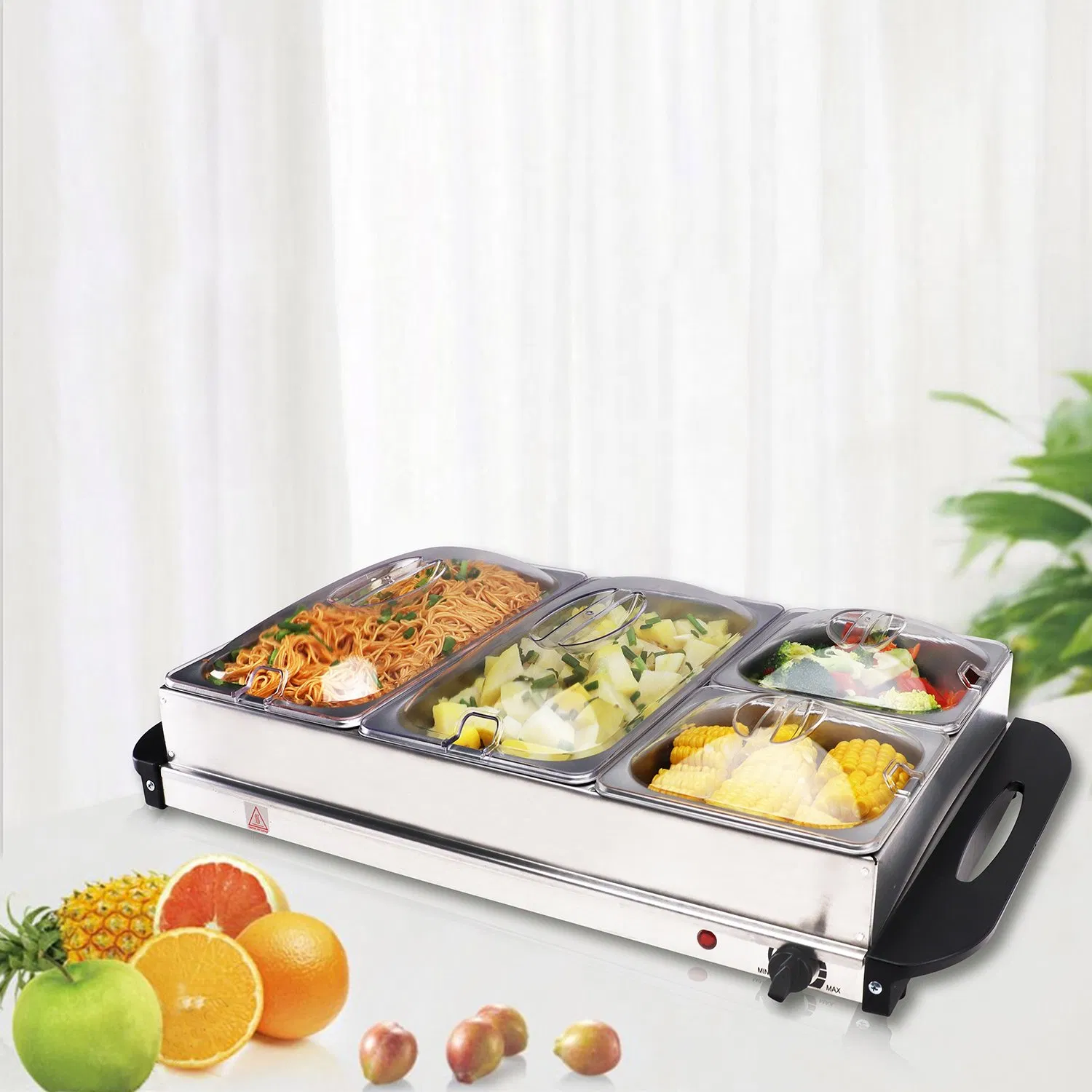 Luxury Stainless Steel Chafing Dish Induction Chafing Dish Food Buffet Warmer