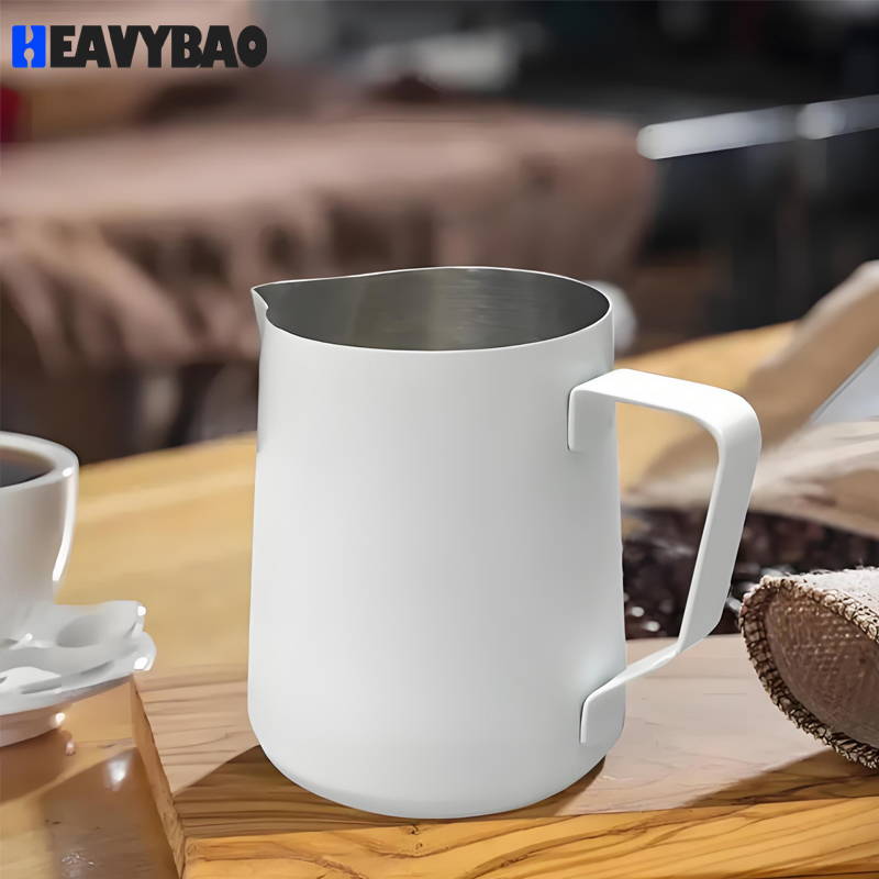 Heavybao Stainless Steel Milk Foam Maker Frother Cup Cappuccino Cream Motta Coffee Milk Jug