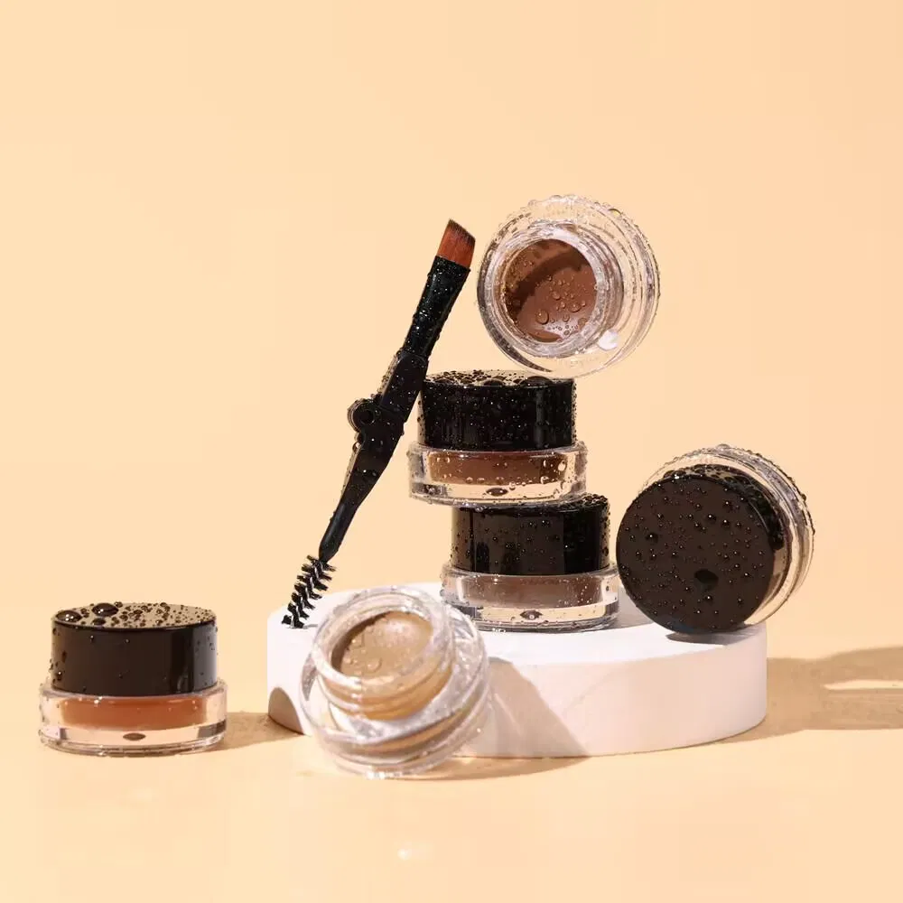 Waterproof Dye Cream Eyebrow Natural Cosmetics Eyebrow Pomade Custom Logo